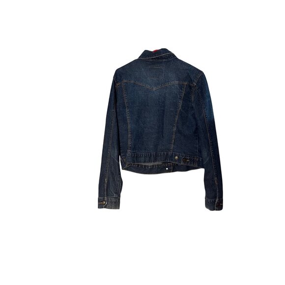 VTG-Levis Strauss Signature Denim Jacket Large-medium Wash Cotton Blend Womens - Picture 2 of 15